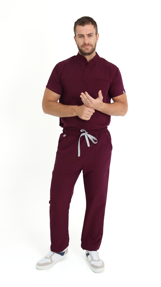 PANTALÓN CANNES GRANATE