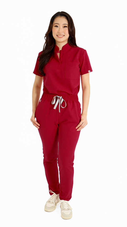 PANTALÓN MÓNACO CEREZA