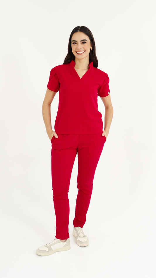 PANTALÓN PARIS CEREZA