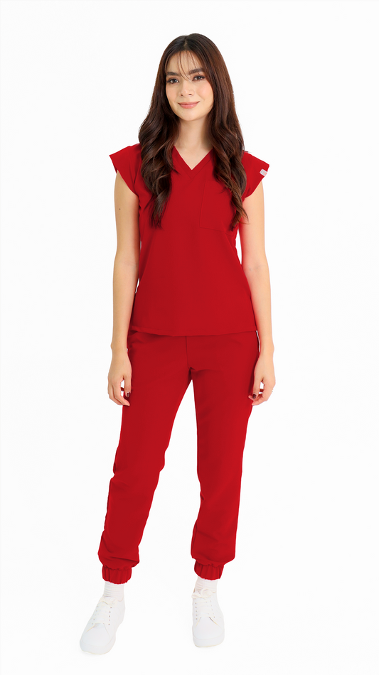 PANTALÓN VERSALLES CEREZA