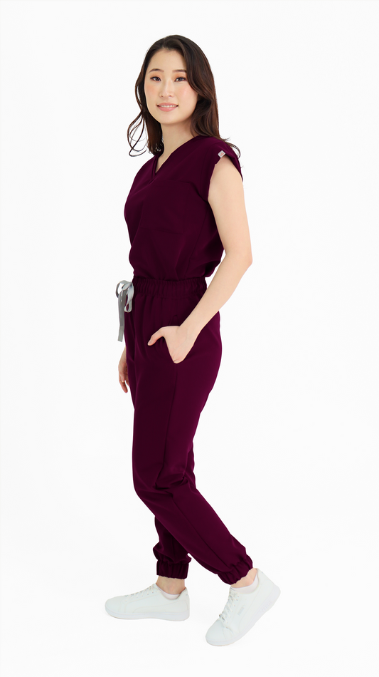 PANTALÓN VERSALLES GRANATE