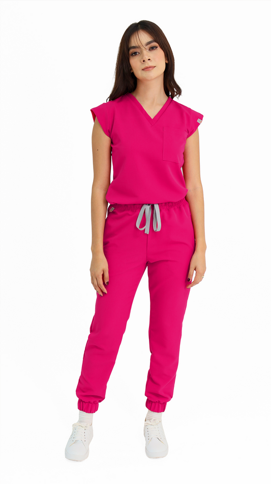 PANTALÓN VERSALLES ROSA MEXICANO